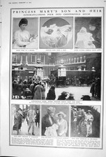 Old 1923 Princess Mary Son Heir Chesterfield House Treasures Pharaohs 20th