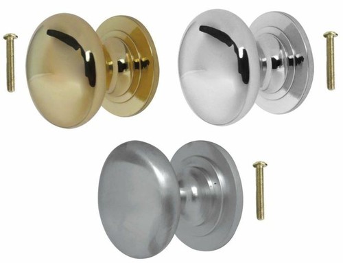 Cupboard door knob heavy solid - knob,