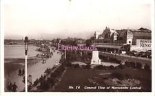 General View Morecambe Central Lancs RPPC Postcard 