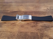 Black Rubber Strap with