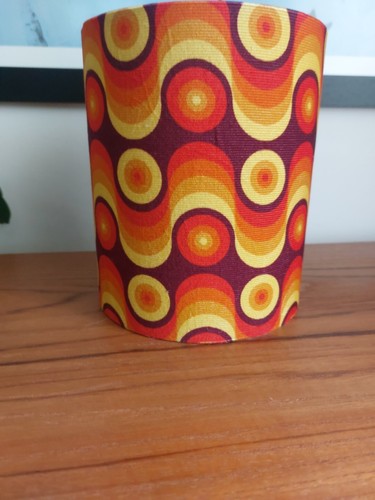 70s lampshade table lamp - 70s,
