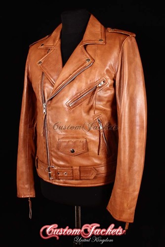 Mens brando slim fit leather - brando,
