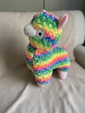 Snuggle Buddies Rainbow Llama / Alpaca Soft Toy 40cm