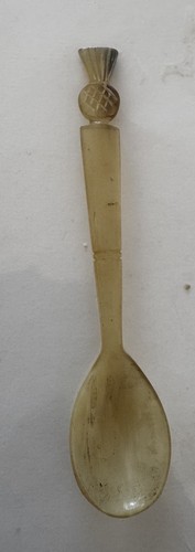 Vintage scottish carved horn - scottish,
