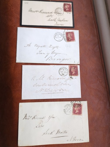 Victorian envelopes with - 4,