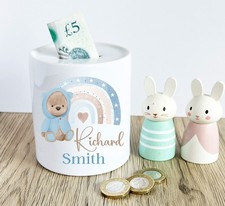 Personalised Money Box Cute