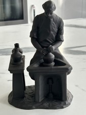 Wedgwood Black Basalt Figure “ The Potter”