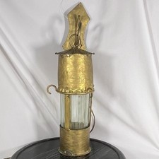 Vintage Brass Carriage Lantern