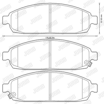 New brake pad - new, disc