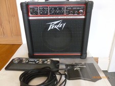 peavey transtube 258 efx combo guitar amp with pfc3 footswitch and power lead