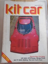 Kit Car Aug 1986 NG TF, Mirage, HF2000, Bulldog