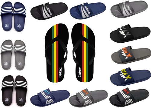 Mens summer flip flops sliders - mens,