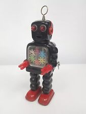 KO Yoshiya High Wheel Gear tinplate Robot Windup Toy Vintage Japan tin Working