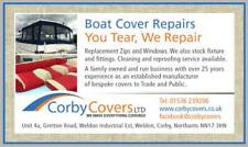 Narrow Boat , Cruiser , Canopy , Cratch , Pram Hood cover repairs - windows zips