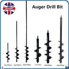 Auger Spiral Drill Bit Fence Borer Garden Yard Planting Post Hole Digger Tool