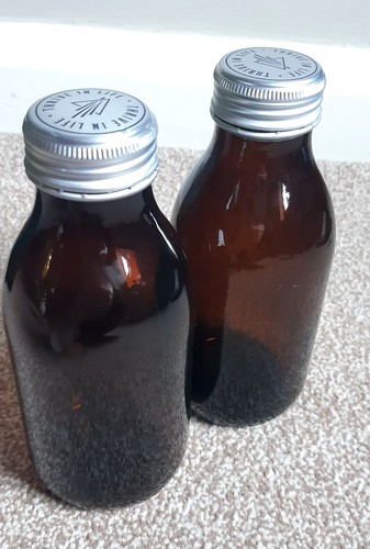 Dark glass bottle brown - bottle,