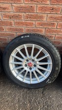 Jaguar XE X760 2015-2021 17 Inch Alloy Wheel and Tyre 205 55 R17 Silver IBC309