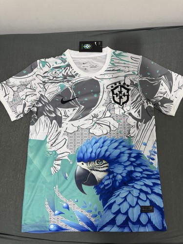 Brazil football kit parrot - football,