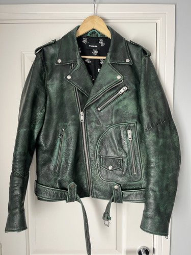 Diesel men leather jacket - men's,