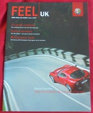 Alfa Romeo Magazine Feel UK Issue 1 2007 8C Spider 939 147 Collezione