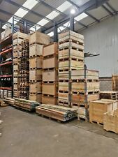 Large Euro Wooden Storage Pallet Box / Crate For Packing Export Shipping Freight