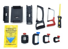 Hobby Craft Model Tools Hack Saw Drill Clamp Clamps Gloves Mini Mitre Bench Hook