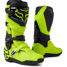 Fox Racing Motion Motorcycle Boots Off-Road MX Flo Yellow
