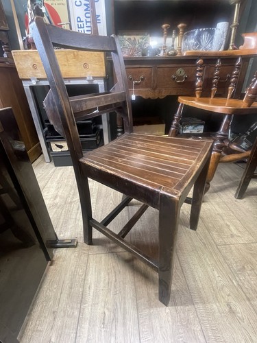 Vintage wooden chapel chair - chapel,