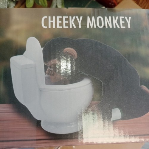 Cheeky monkey loo time decor - monkey,