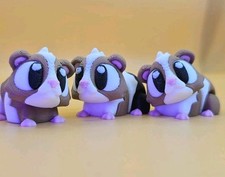 Super Cute 3 Guinea Pigs