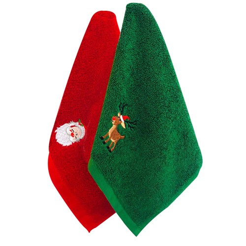 Cotton christmas hand towels - hand,