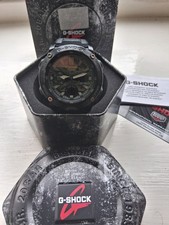 Casio G-Shock Black Carbon Core Watch GA 2000SU-1AR With Box, Tin & Tags