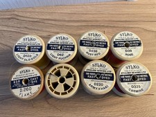 DEWHURST’S  Sylko Cottons X 8 Vintage Mixed Colours ( See Photos ) VGC