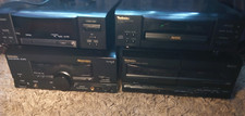 Technics Hi-Fi System SH-CH650 SA-CH650 SL-CH550 RS-CH550 Black Tested & Faulty