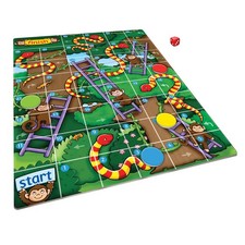 Orchard Toys Jungle Snakes & Ladders Mini Counting Number Game Brand New 