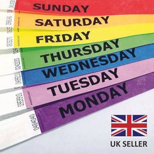 Days Of The Week TYVEK Paper