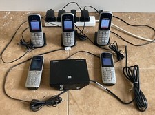 Siemens Gigaset S685IP 5 Cordless VOIP Phones 3 Charging Cradles Answer Phone