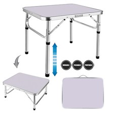  2ft Folding Table Portable Small Camping Picnic Table Garden Outdoor 60x45cm