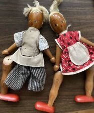 Vtg 1950s Joli Peg Doll Set