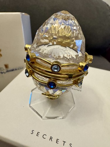 Swarovski crystal egg trinket - swarovski,