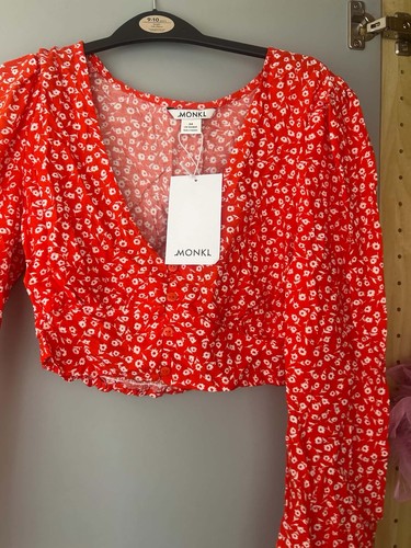 Monki red white - monki, &
