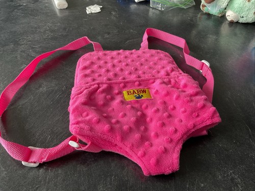 Build bear pink back pack - build,