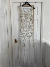 Ivory Embellished Dress UK 10