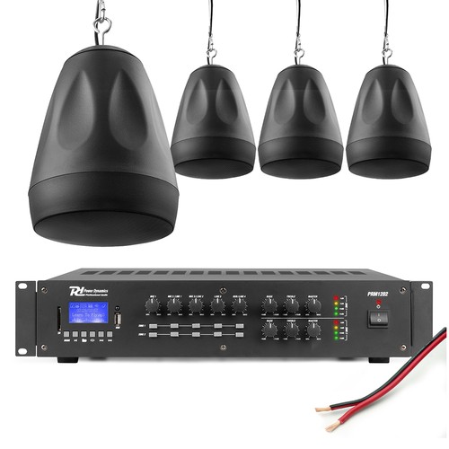 Zone pds65b pendant speaker - 2-zone,