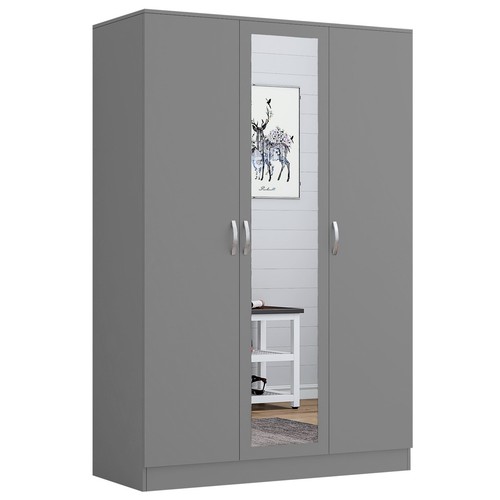 Wooden door wardrobe with - 3,