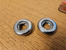 FORD CAPRI MK2 MK3 GHIA CHROME PLASTIC  REMOTE MIRROR ADJUSTER RETAINING NUT