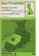 BRISTOL BUS TIMETABLE BOOK