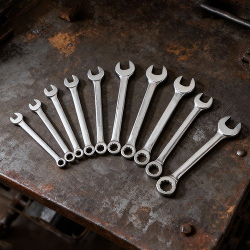 10pcs mini combination spanner - combination,