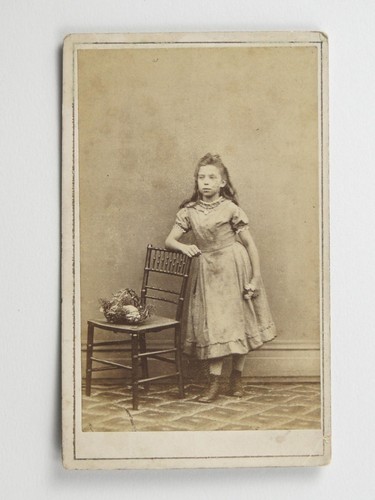 Girl checked dress wooden - dress,