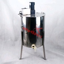 Electric 4 Frame Stainless Steel Honey Extractor Beekeeping Equipment Drum 220V